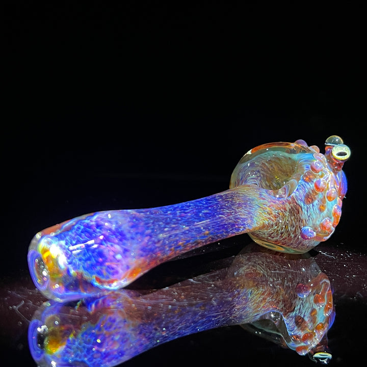 Purple Magic Frog Spoon Glass Pipe Beezy Glass   