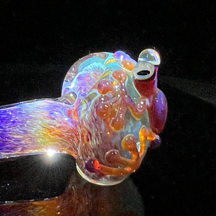 Purple Magic Frog Spoon Glass Pipe Beezy Glass   