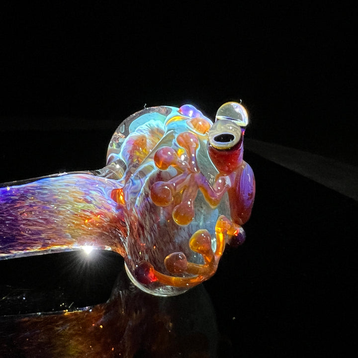 Purple Magic Frog Spoon Glass Pipe Beezy Glass   