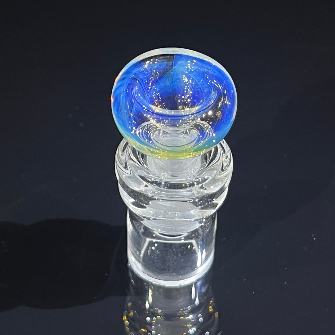 8" Fumed Color Squiggle Beaker Bong Glass Pipe Mary Jane's Glass