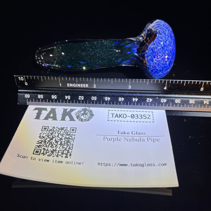 Purple Nebula Pipe Glass Pipe Tako Glass   