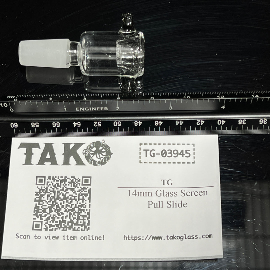 14mm Glass Screen Pull Slide Accessory TG   