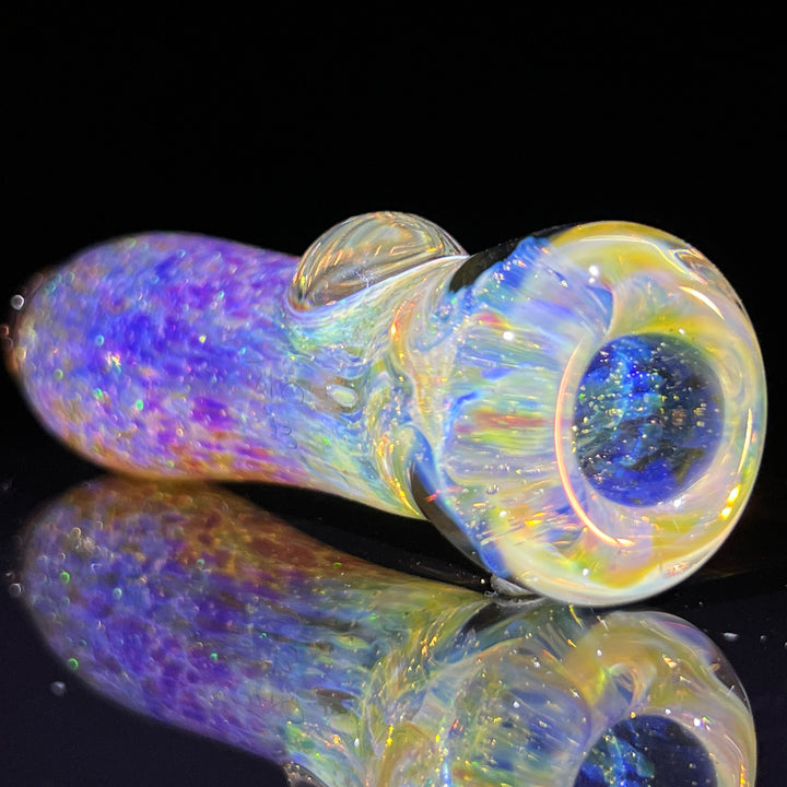 Purple Ghost Stardust Chillum Glass Pipe Tako Glass   