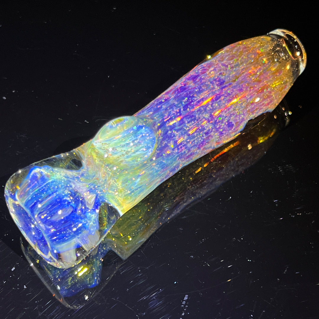 Purple Ghost Stardust Chillum Glass Pipe Tako Glass   