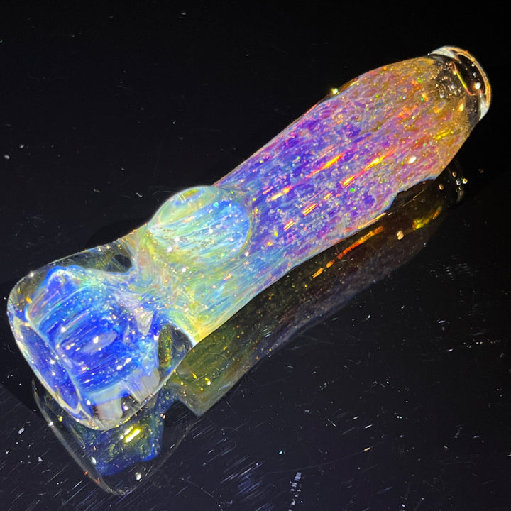 Purple Ghost Stardust Chillum Glass Pipe Tako Glass   