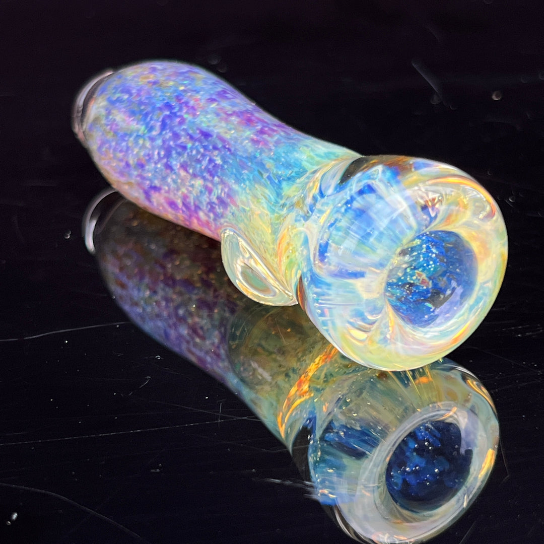 Purple Ghost Stardust Chillum Glass Pipe Tako Glass   