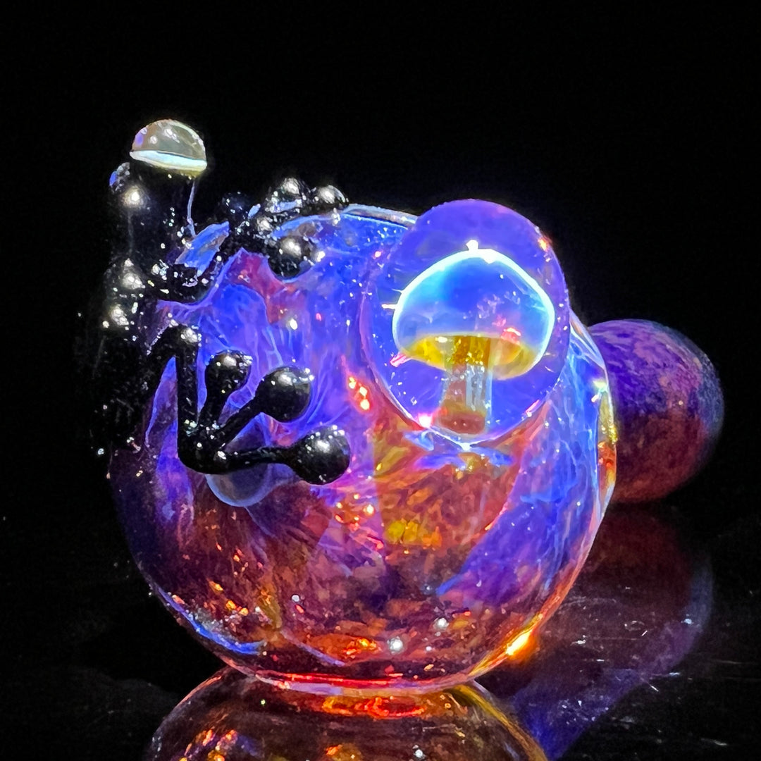 Fancy Magic Mushroom Frog Spoon Glass Pipe Beezy Glass   
