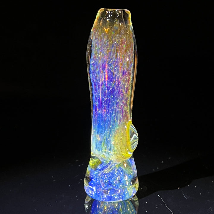 Purple Ghost Stardust Chillum Glass Pipe Tako Glass   