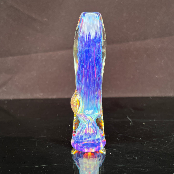 Purple Ghost Chillum Glass Pipe Tako Glass   