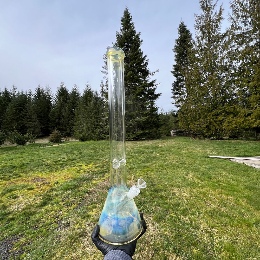 22" Fume Beaker Bong Glass Pipe TG   