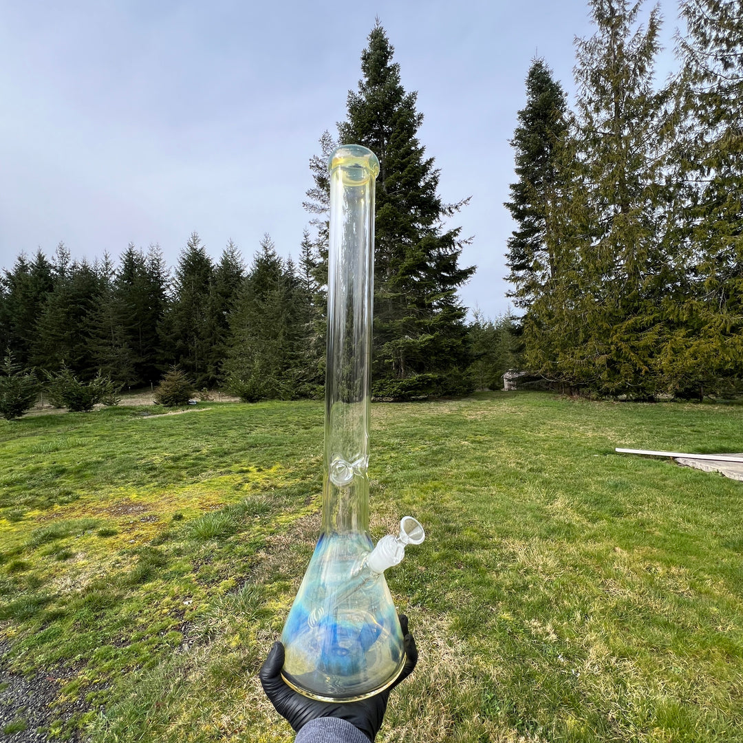 22" Fume Beaker Bong Glass Pipe TG   