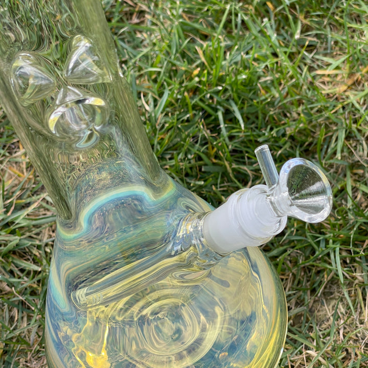 22" Fume Beaker Bong Glass Pipe TG   
