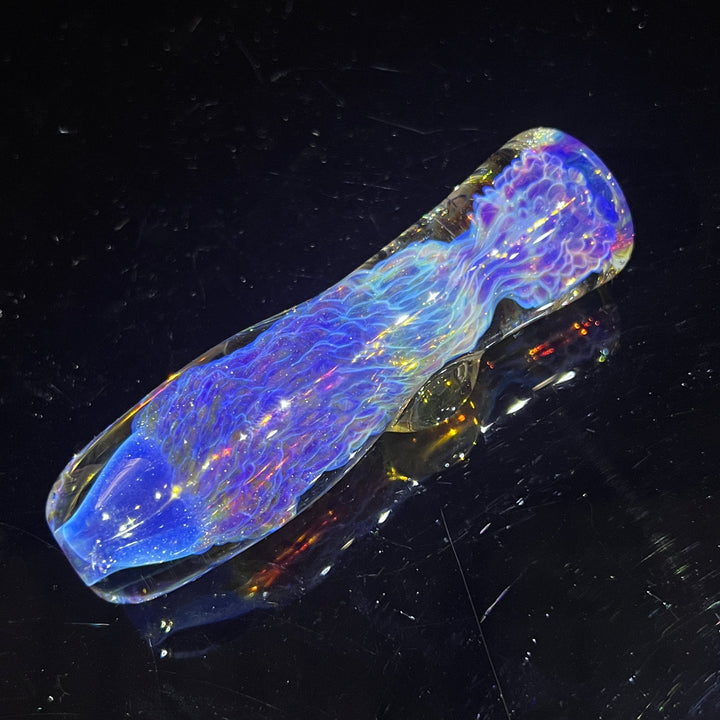 Purple Ghost Chillum Glass Pipe Tako Glass   