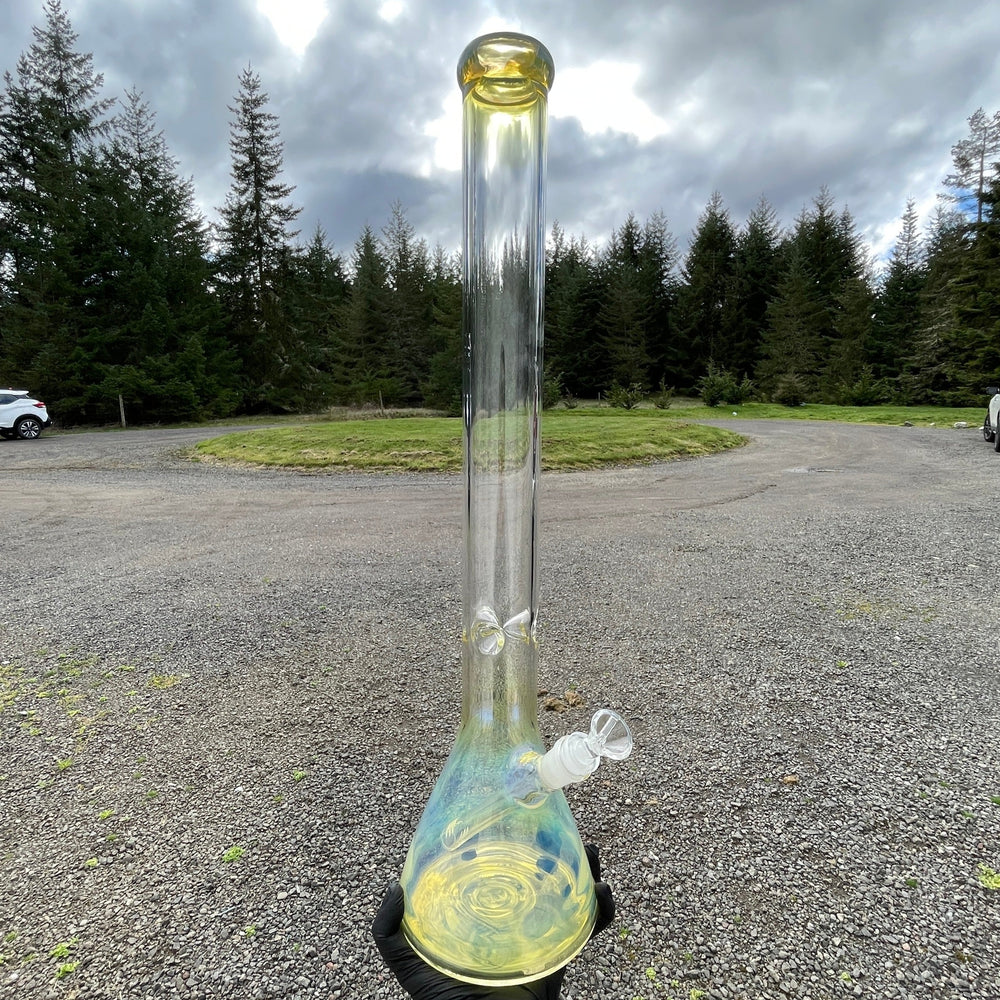 22" Fume Beaker Bong Glass Pipe TG   