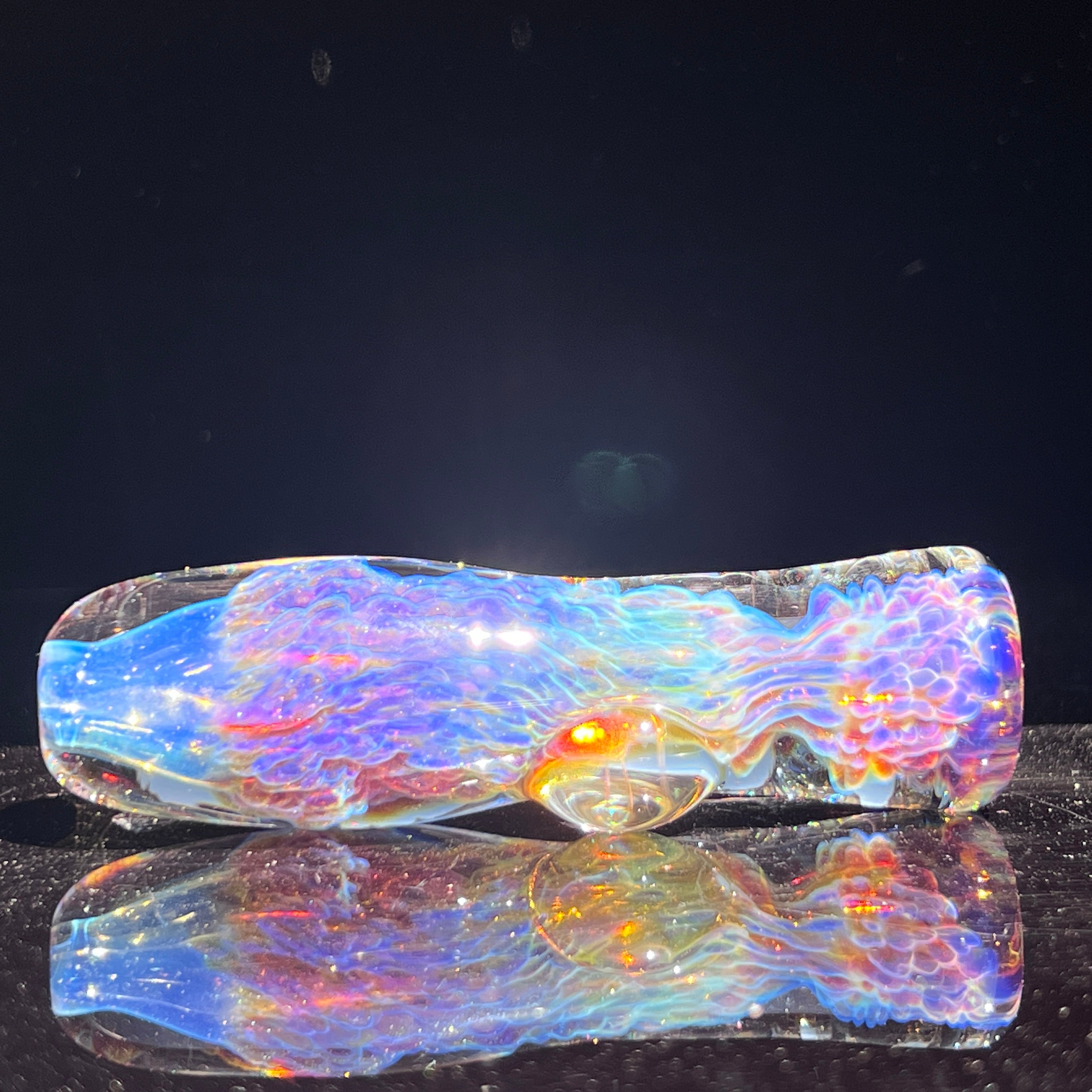 Ooze Hyborg Silicone Hybrid Water Pipe - Shimmer Purple