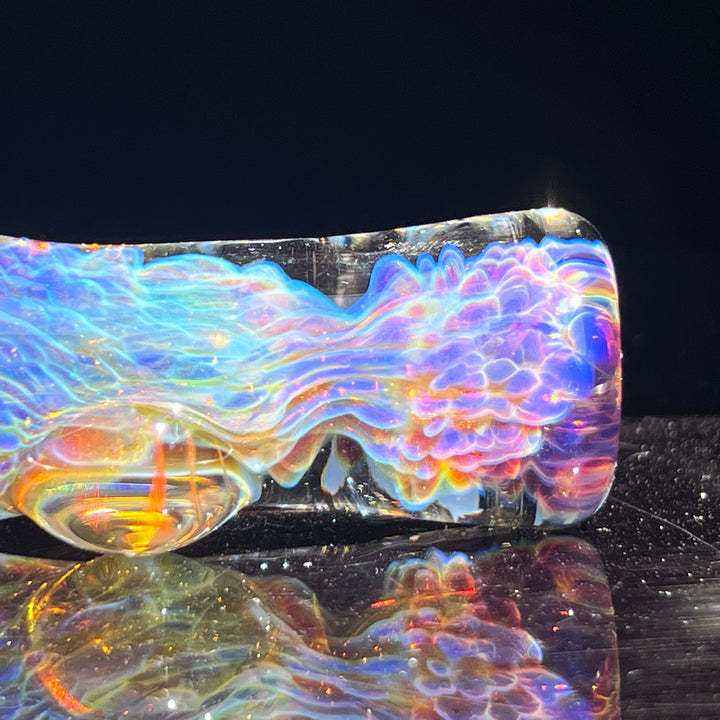 Purple Ghost Chillum Glass Pipe Tako Glass   