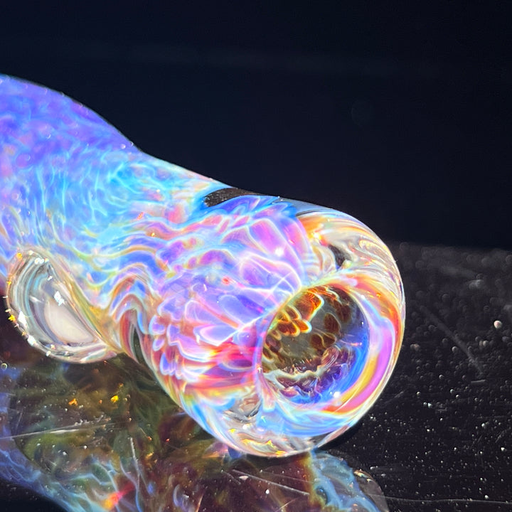 Purple Ghost Chillum Glass Pipe Tako Glass   