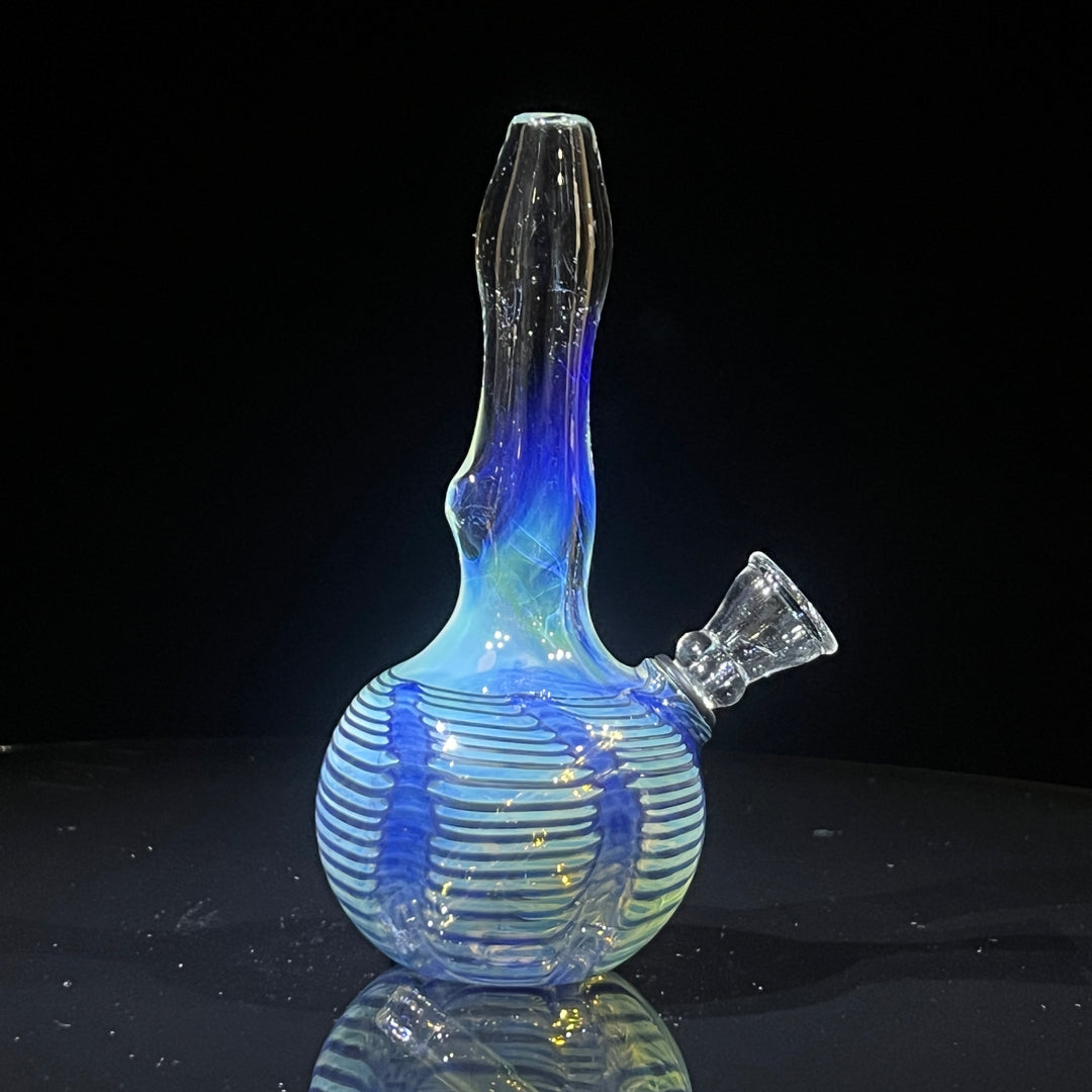 5" Silver Fumed Mini Bong Glass Pipe Mary Jane's Glass