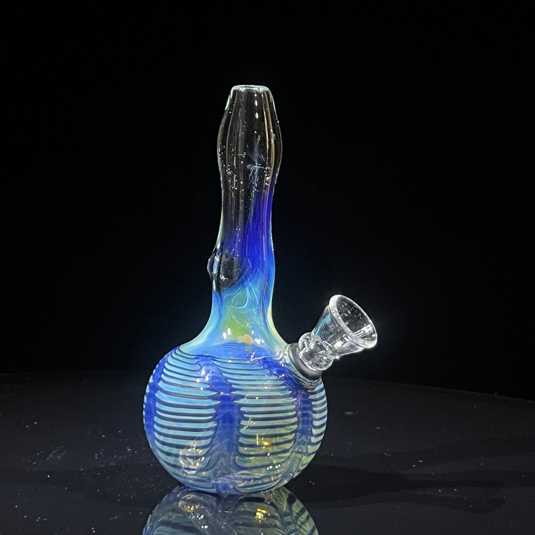 5" Silver Fumed Mini Bong Glass Pipe Mary Jane's Glass