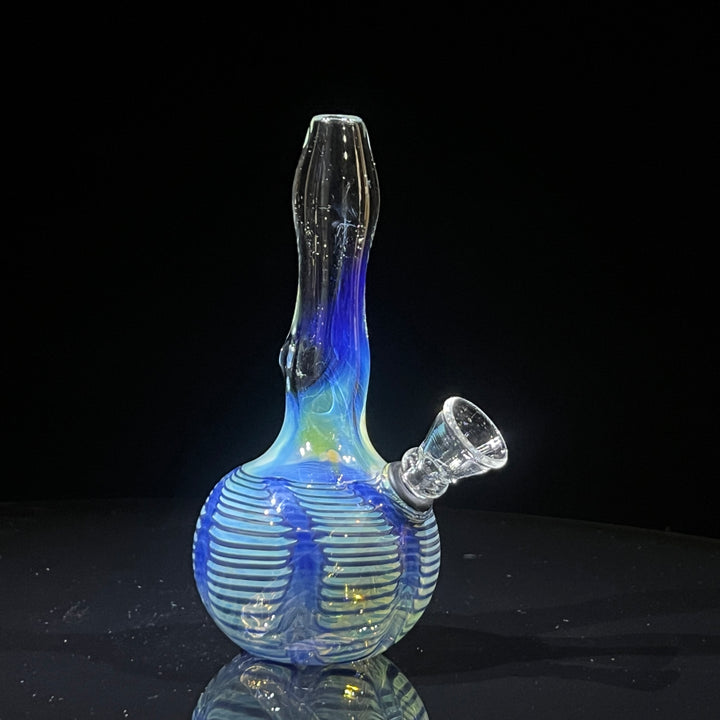 5" Silver Fumed Mini Bong Glass Pipe Mary Jane's Glass