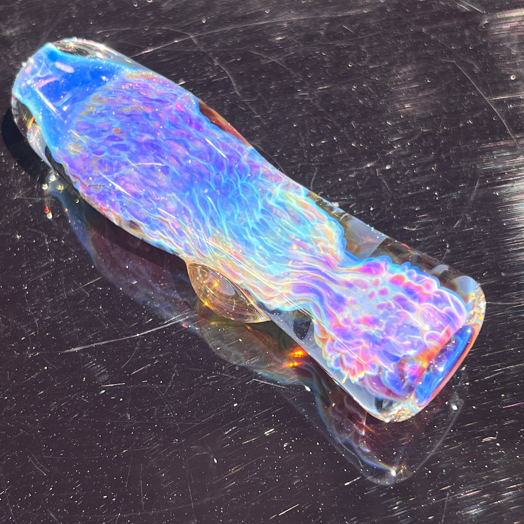 Purple Ghost Chillum Glass Pipe Tako Glass   