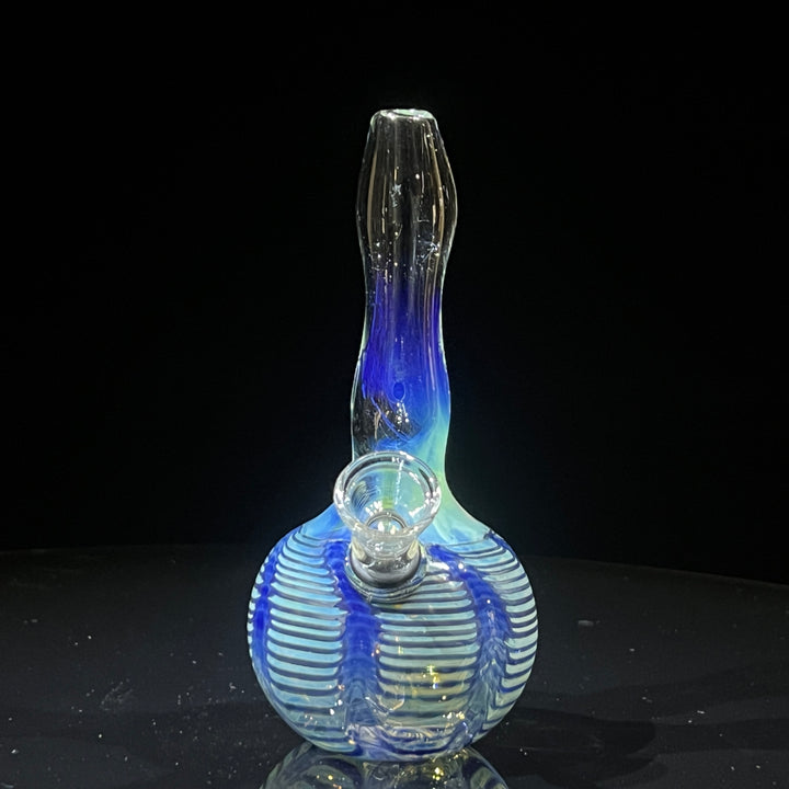5" Silver Fumed Mini Bong Glass Pipe Mary Jane's Glass
