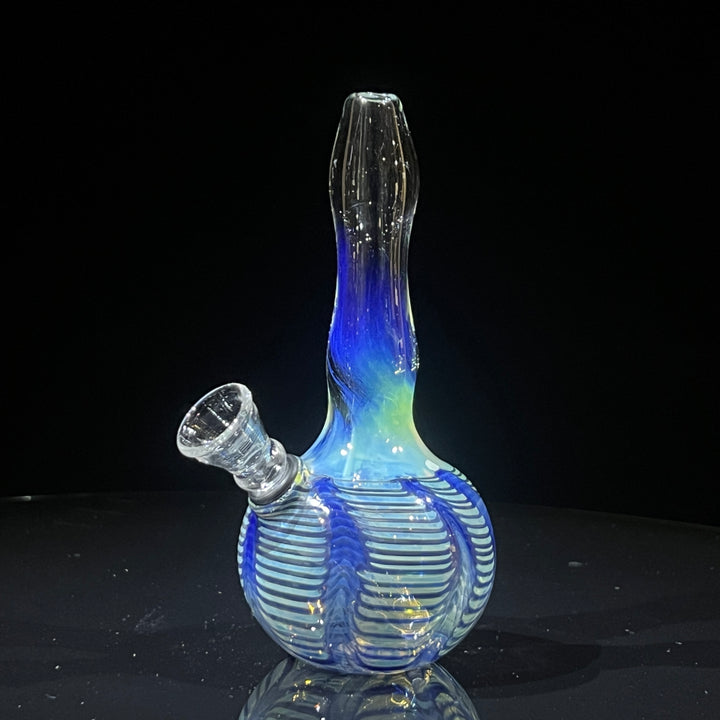 5" Silver Fumed Mini Bong Glass Pipe Mary Jane's Glass