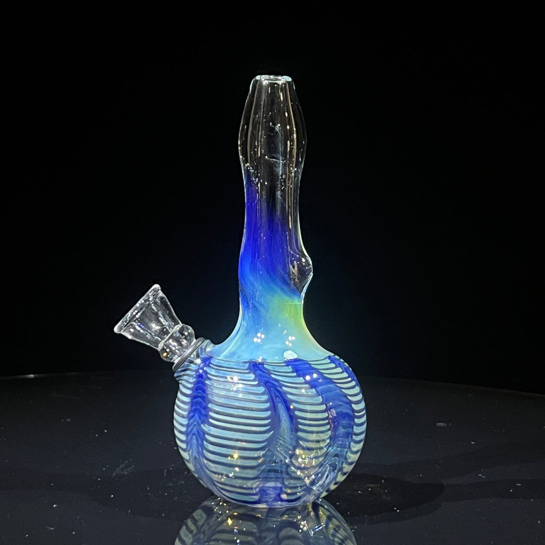 5" Silver Fumed Mini Bong Glass Pipe Mary Jane's Glass