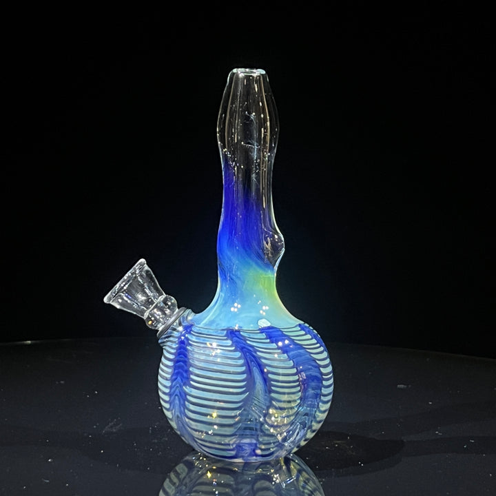 5" Silver Fumed Mini Bong Glass Pipe Mary Jane's Glass