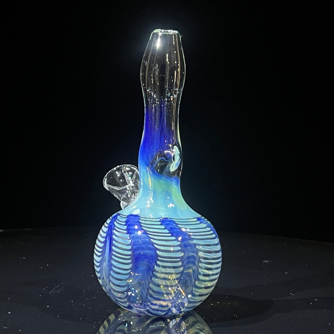 5" Silver Fumed Mini Bong Glass Pipe Mary Jane's Glass