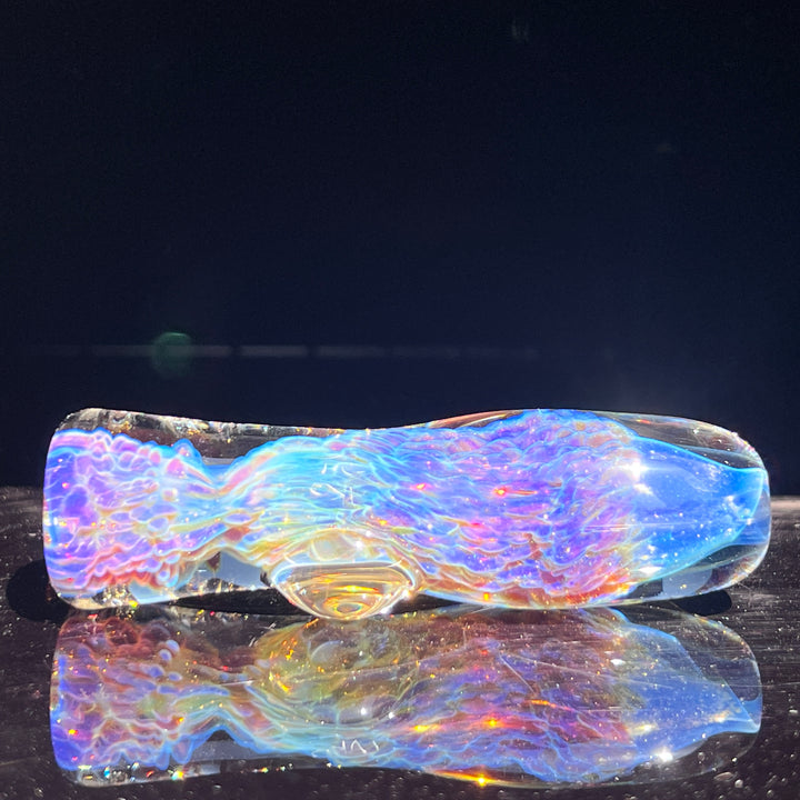 Purple Ghost Chillum Glass Pipe Tako Glass   