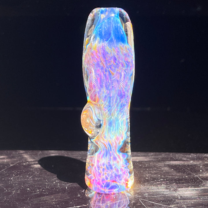 Purple Ghost Chillum Glass Pipe Tako Glass   