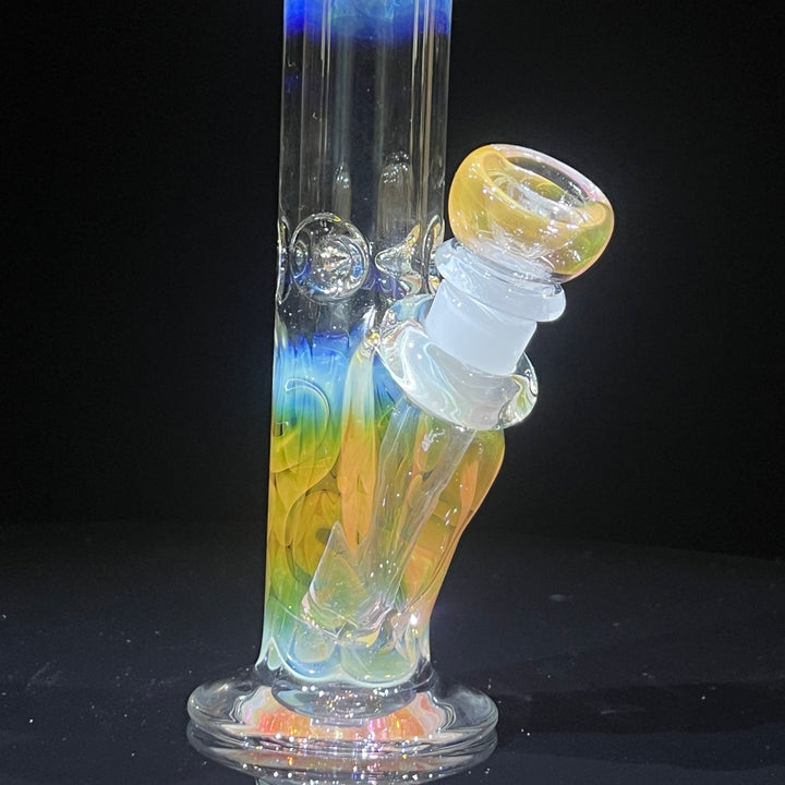 8" Fumed Straight Bong Glass Pipe Mary Jane's Glass