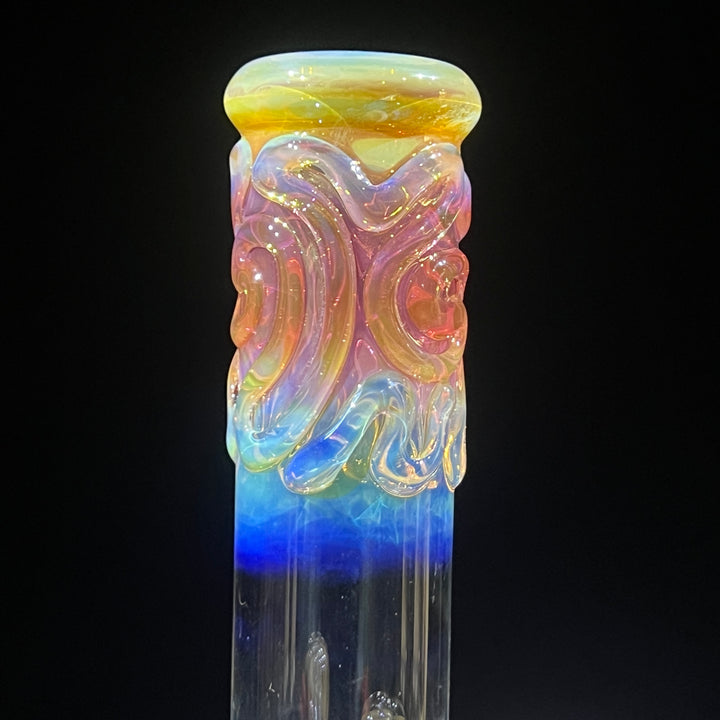 8" Fumed Straight Bong Glass Pipe Mary Jane's Glass