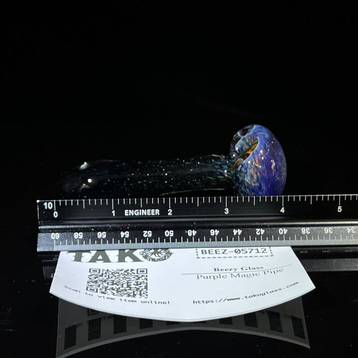 Purple Magic Pipe Glass Pipe Beezy Glass   