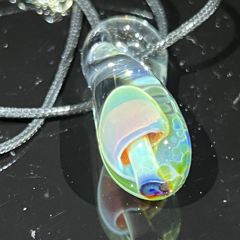 Fancy Mushroom Drop Pendant Glass Pipe Beezy Glass   