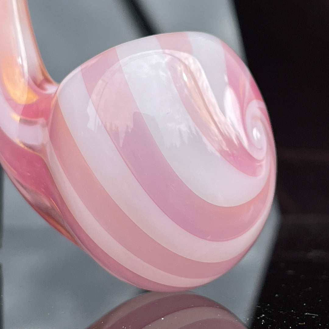 Shad Ryan Candy Stripe Sherlock Glass Pipe Shad Ryan   