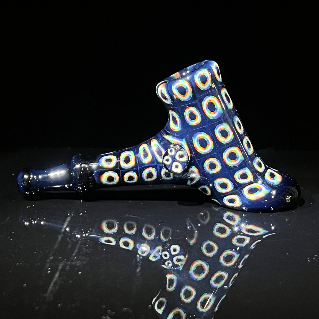 Murrine Marble Hammer Glass Pipe Dan Longden Glass   