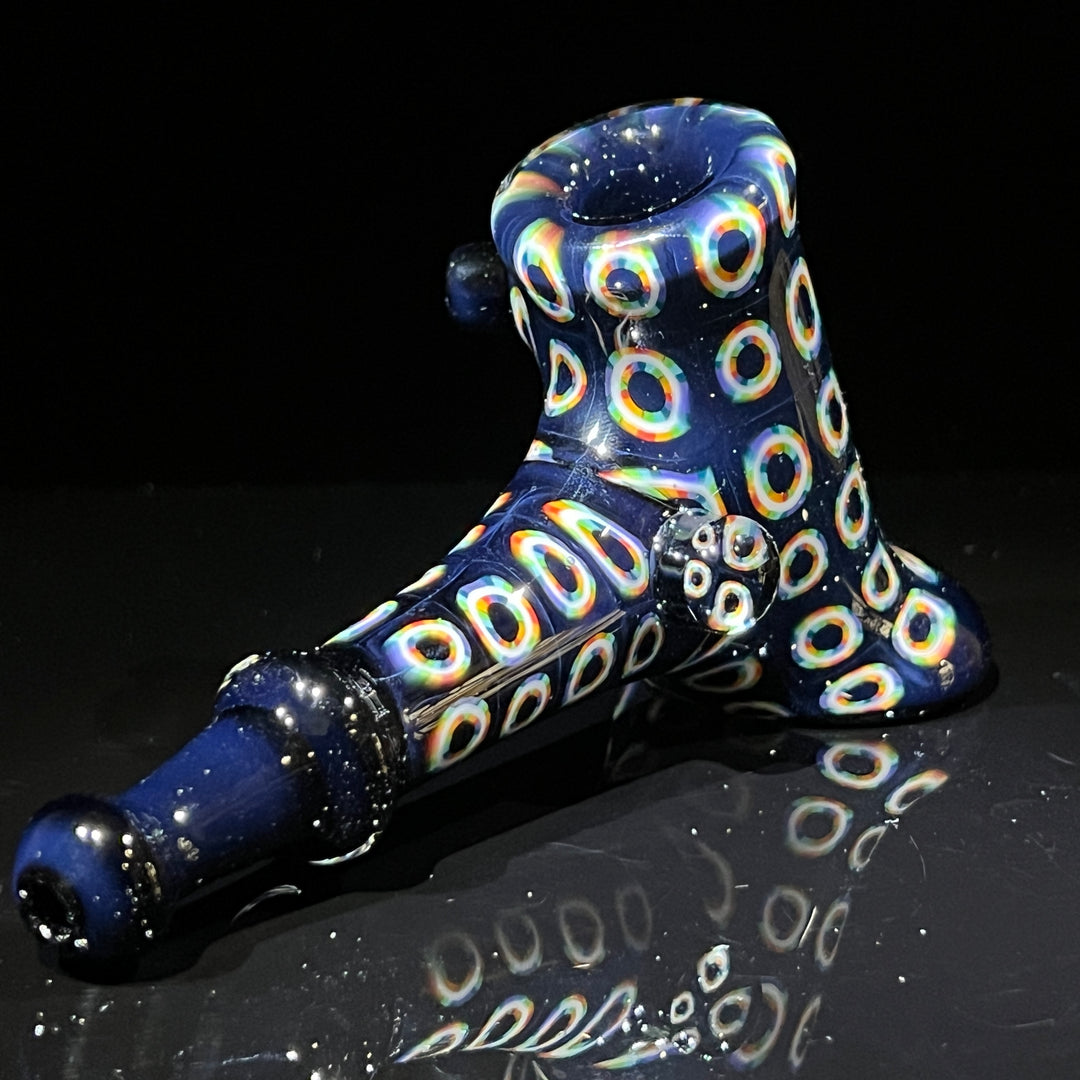 Murrine Marble Hammer Glass Pipe Dan Longden Glass   