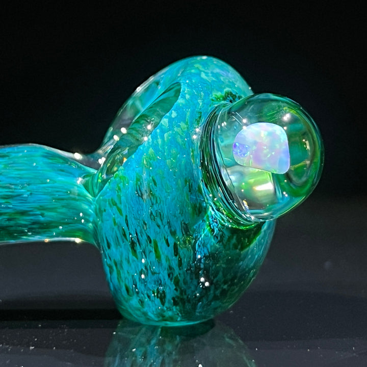 Green Opal Pipe Glass Pipe Beezy Glass