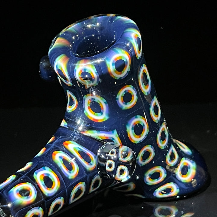 Murrine Marble Hammer Glass Pipe Dan Longden Glass   