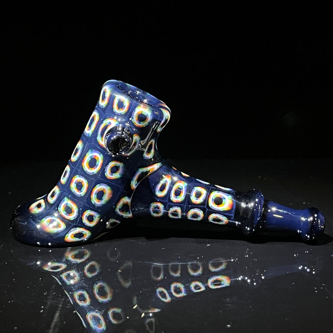 Murrine Marble Hammer Glass Pipe Dan Longden Glass   