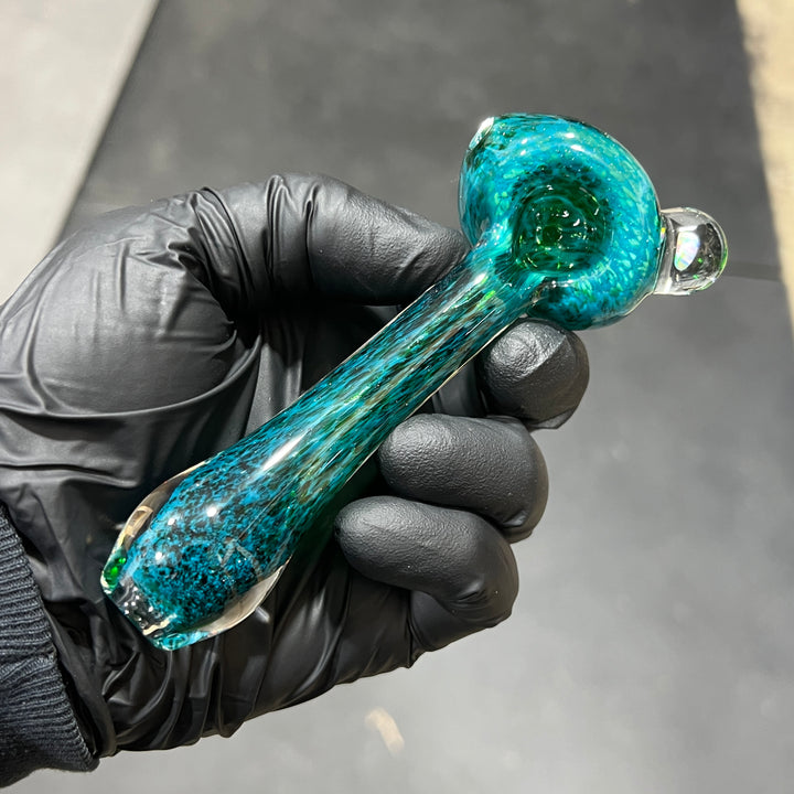 Green Opal Pipe Glass Pipe Beezy Glass