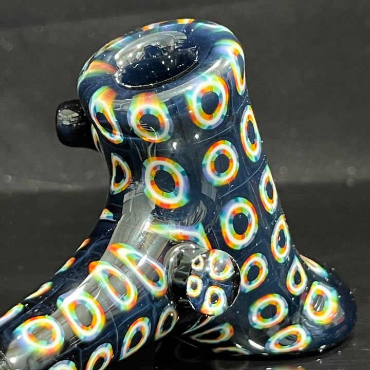 Murrine Marble Hammer Glass Pipe Dan Longden Glass   