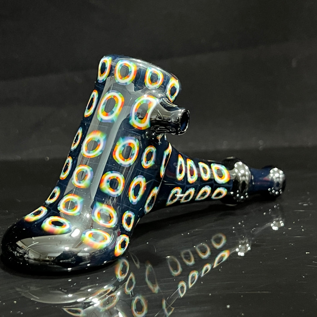 Murrine Marble Hammer Glass Pipe Dan Longden Glass   