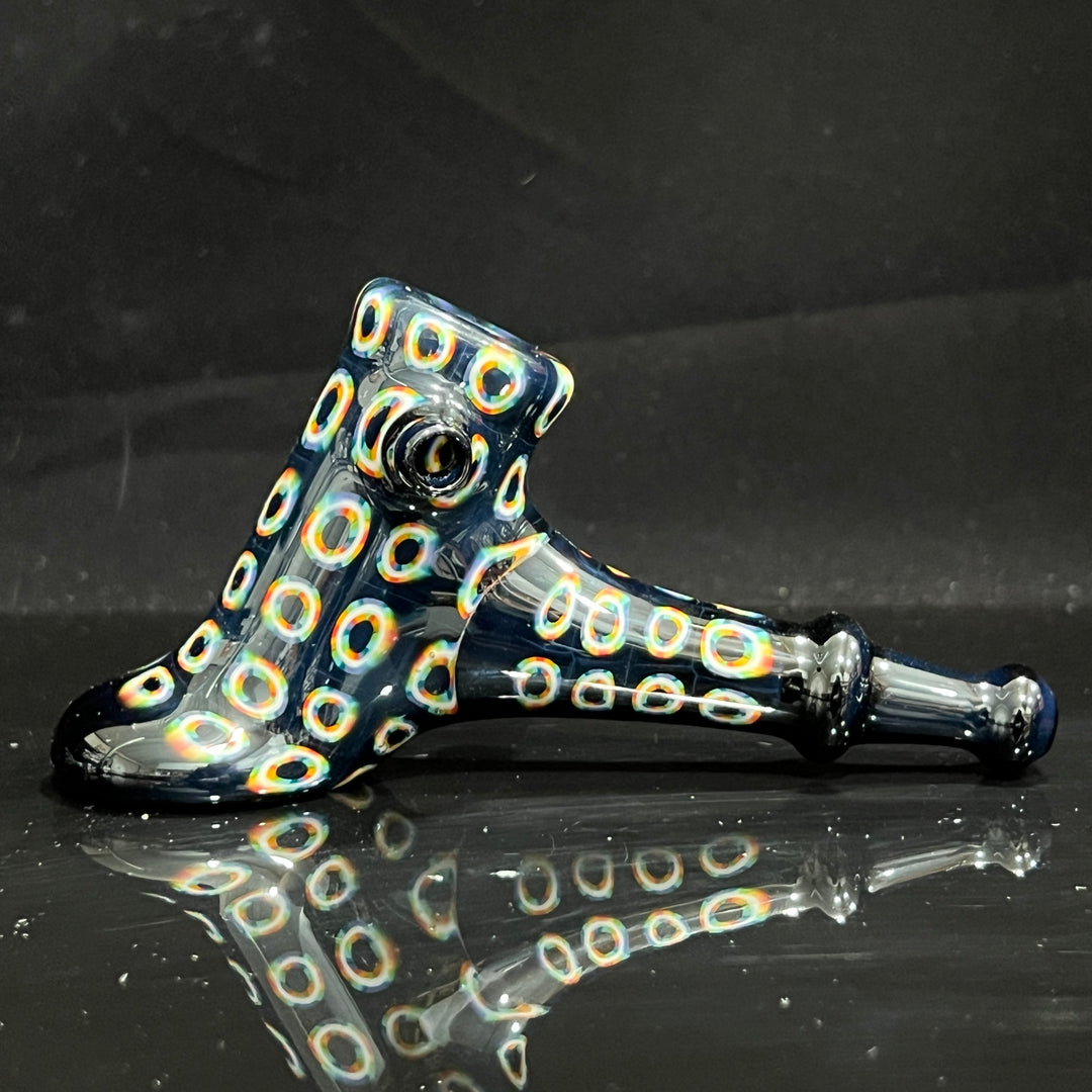 Murrine Marble Hammer Glass Pipe Dan Longden Glass   