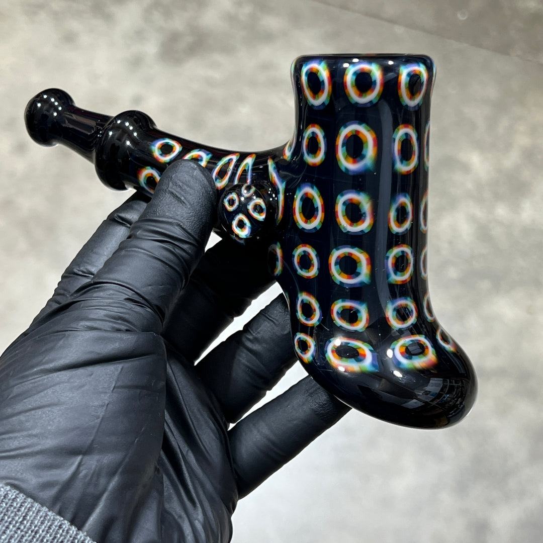 Murrine Marble Hammer Glass Pipe Dan Longden Glass   