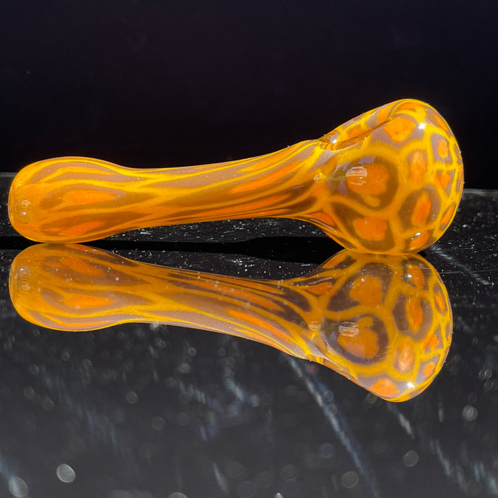 Leopard Pipe Glass Pipe Hoffman Glass   