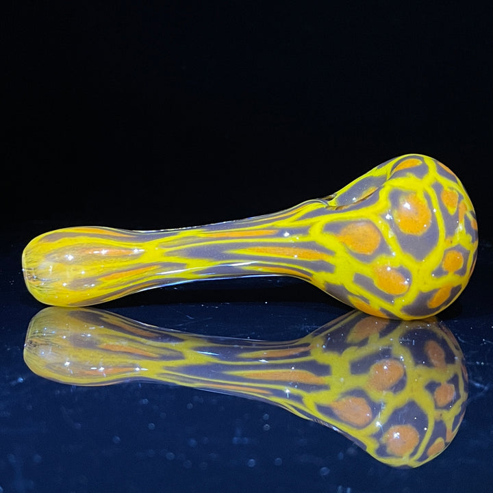 Leopard Pipe Glass Pipe Hoffman Glass   