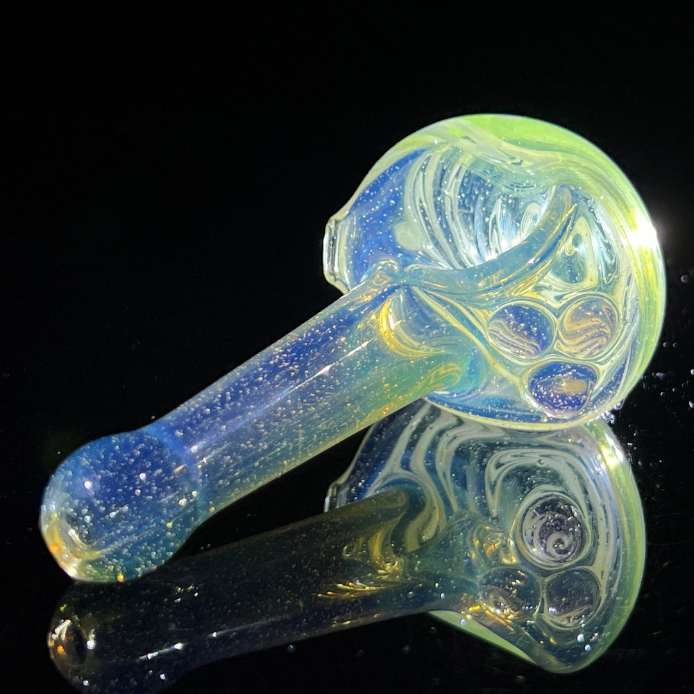 Green Spiral Pipe Glass Pipe Dan Longden Glass   